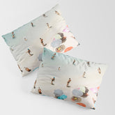 A Day At The Beach Pillow Sham