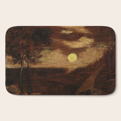 "The Lover's Boat" by Albert Pinkham Ryder (1881) Bath Mat