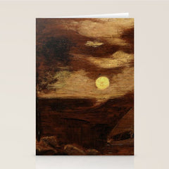 "The Lover's Boat" by Albert Pinkham Ryder (1881) Stationery Card
