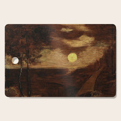 "The Lover's Boat" by Albert Pinkham Ryder (1881) Cutting Board
