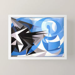 "Pessimism and Optimism" by Giacomo Balla, 1923 Mini Art Print