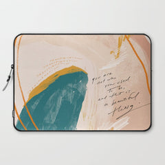 "Transformation: You Are Not Who You Used To Be, And That Is A Beautiful Thing." Laptop Sleeve