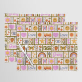 1970s Retro Pop Culture Icons Placemat