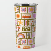 1970s Retro Pop Culture Icons Travel Mug