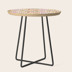 1970s Retro Pop Culture Icons Side Table