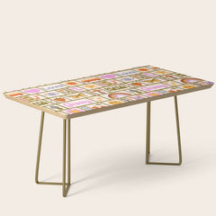 1970s Retro Pop Culture Icons Coffee Table