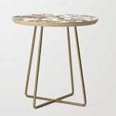 18th Century Chinoiserie Magpie Ivory Peony Garden Side Table