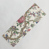 18th Century Chinoiserie Magpie Ivory Peony Garden Yoga Mat