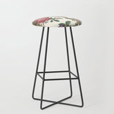 18th Century Chinoiserie Magpie Ivory Peony Garden Stool