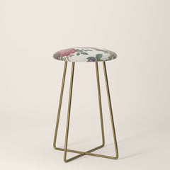 18th Century Chinoiserie Magpie Ivory Peony Garden Stool