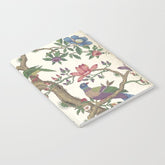 18th Century Chinoiserie Magpie Ivory Peony Garden Notebook