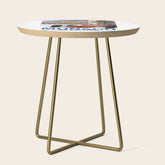 1965 Monaco Grand Prix Racing Poster Side Table