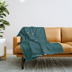 "Through Sun And Rain, You Will Bloom All The Same." Throw Blanket