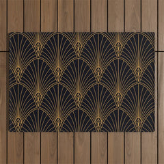 1920s revival Outdoor Rug
