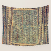 18th Century Indian Tree Textile Digital Art Painting Wall Tapestry