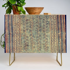 18th Century Indian Tree Textile Digital Art Painting Credenza
