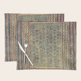 18th Century Indian Tree Textile Digital Art Painting Placemat