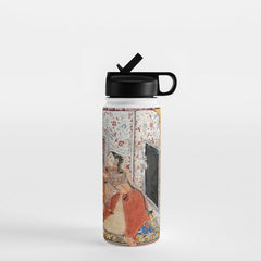 -India, Mughal, Reign of Akbar, 16th century - Page from Tales of a Parrot (Tuti-nama)- Eighth night- The deceitful wife a - 1962 Water Bottle