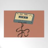 80s Vintage Cassette Mixed Tape Welcome Mat