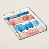 3 Watercolor November 2021 211130 Painting Valourine Original Design Color Bright Modern Contemporary Acrylic Tray
