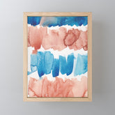 3 Watercolor November 2021 211130 Painting Valourine Original Design Color Bright Modern Contemporary Mini Art Print