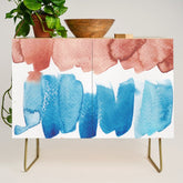3 Watercolor November 2021 211130 Painting Valourine Original Design Color Bright Modern Contemporary Credenza