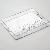 "Seagulls" | Coastal black and white photo | Film photography | Beach Acrylic Tray