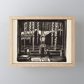 "The Cabin Window" by Rockwell Kent (1918) Mini Art Print