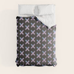 2010s era egirl x pattern Comforter