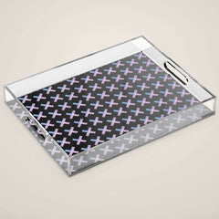 2010s era egirl x pattern Acrylic Tray