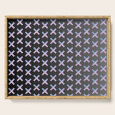 2010s era egirl x pattern Serving Tray