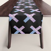 2010s era egirl x pattern Table Runner