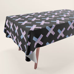2010s era egirl x pattern Tablecloth