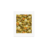 1970s Retro/Vintage Floral Pattern Art Print