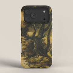 "Siegfried and the Rhine Maidens" by Albert Pinkham Ryder (1888/1891) iPhone Case