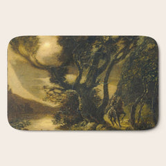 "Siegfried and the Rhine Maidens" by Albert Pinkham Ryder (1888/1891) Bath Mat