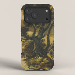 "Siegfried and the Rhine Maidens" by Albert Pinkham Ryder (1888/1891) iPhone Case