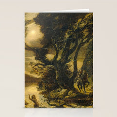 "Siegfried and the Rhine Maidens" by Albert Pinkham Ryder (1888/1891) Stationery Card