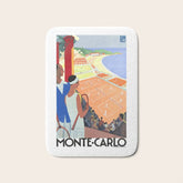 1930 MONTE CARLO Tennis Monaco Travel Poster Bath Mat