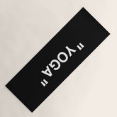 " Art " (Negative) Yoga Mat