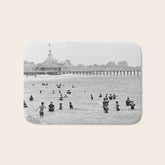 1895 Narragansett Pier and Beach, Narragansett, Rhode Island Bath Mat