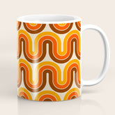 70s Retro Vintage Style 821 Autumn Coffee Mug