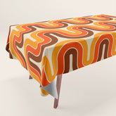 70s Retro Vintage Style 821 Autumn Tablecloth