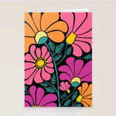 70s Disco Garden Stationery Card