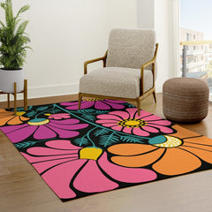 70s Disco Garden Rug