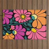 70s Disco Garden Outdoor Rug
