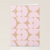 "Grapes and apple slices (pale pink)" Stationery Card