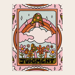 20. Judgment Tarot Mushroom Poster