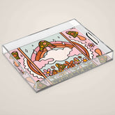 20. Judgment Tarot Mushroom Acrylic Tray