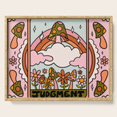 20. Judgment Tarot Mushroom Serving Tray